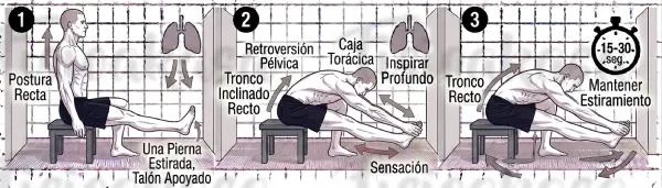 Lumbar isqui taburete